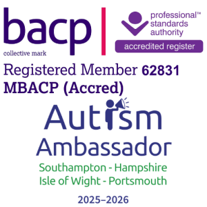 BACP accredited therapist, supporting autism, adhd, neurodivergent people